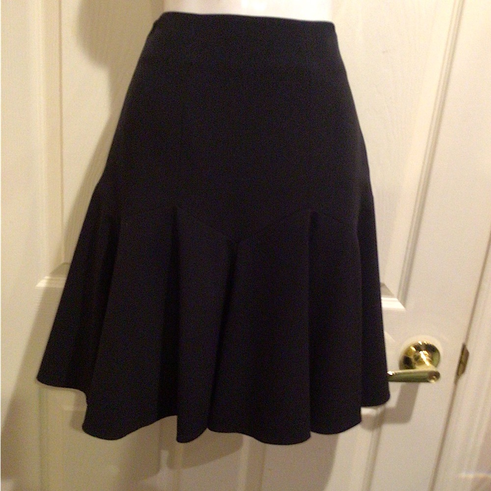 NWT Black fit and flare skirt